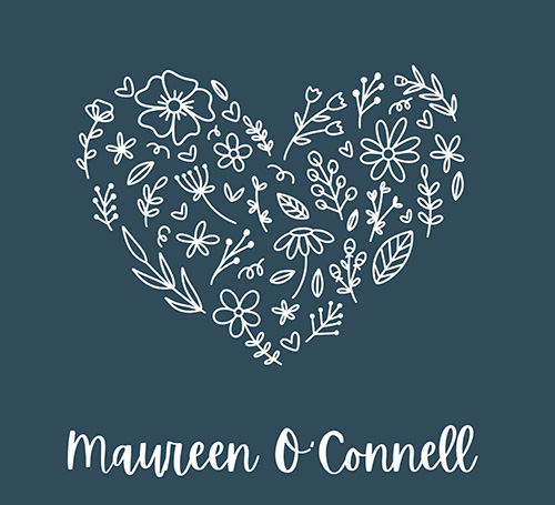 Maureen O'Connell heart icon signature